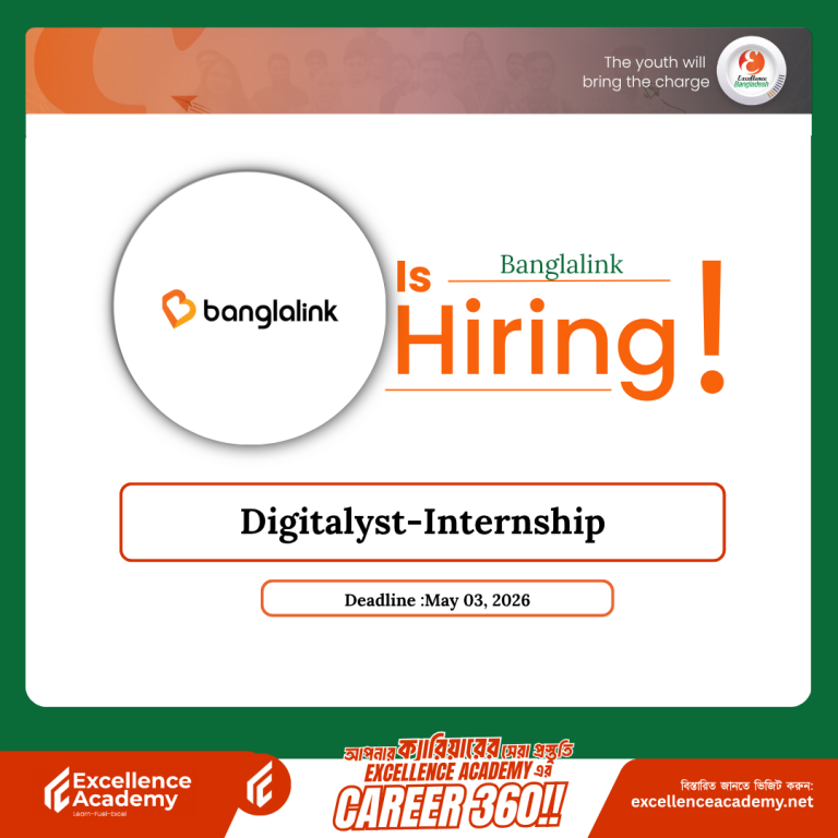 Banglalink Digital Communications is Hiring Digitalyst