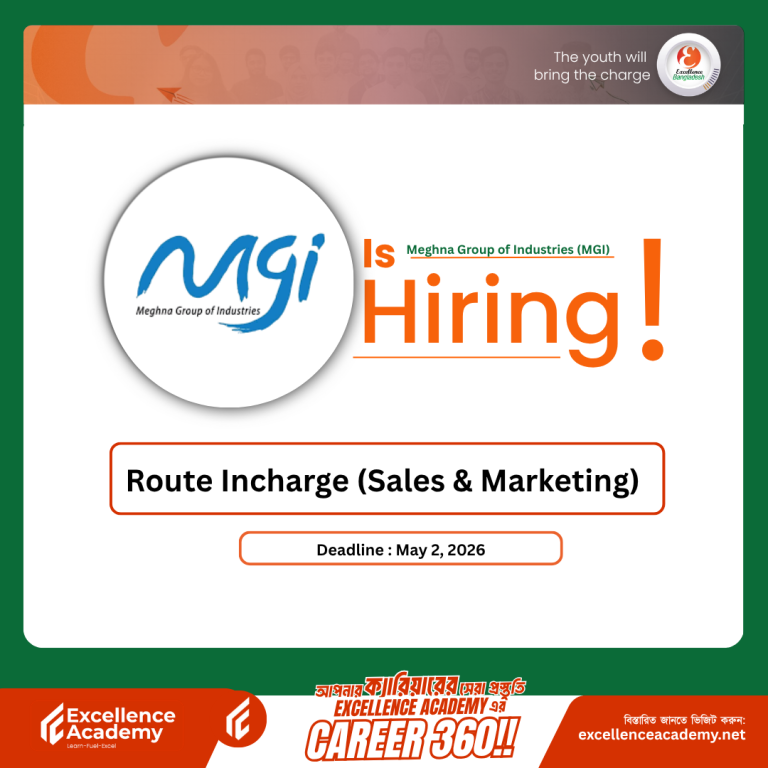 Route Incharge (Sales & Marketing) at MGI