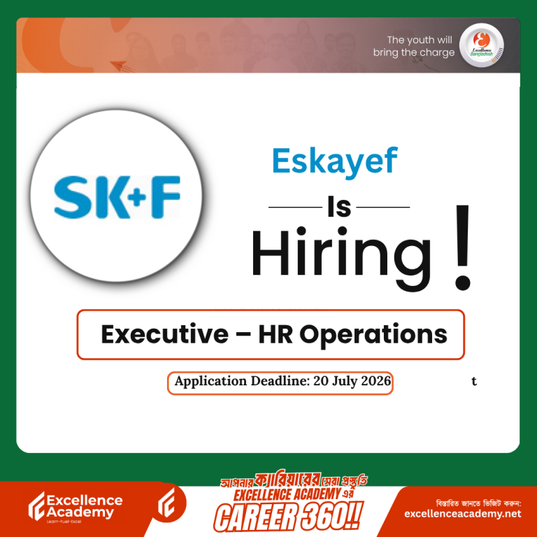 Executive – HR Operations Opportunity at Eskayef Pharmaceuticals Ltd