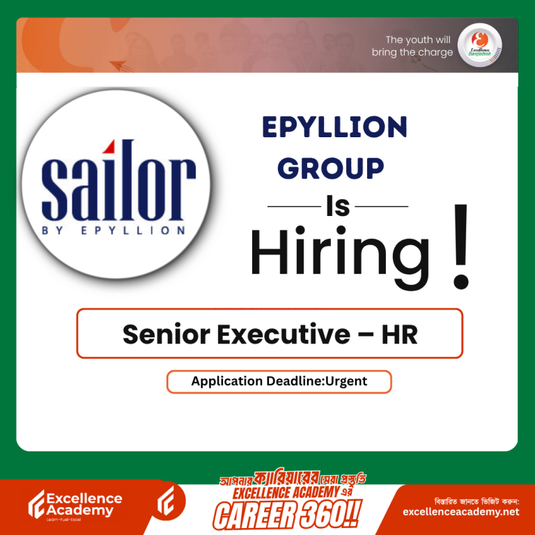 Senior Executive – HR Opportunity at Epyllion Group