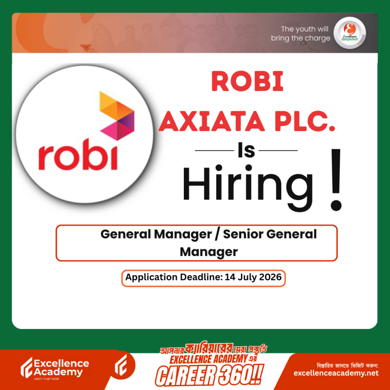 Robi Axiata PLC. is Hiring!