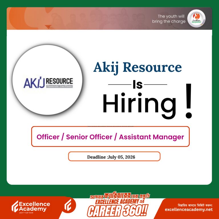 Akij Resource Is Hiring!