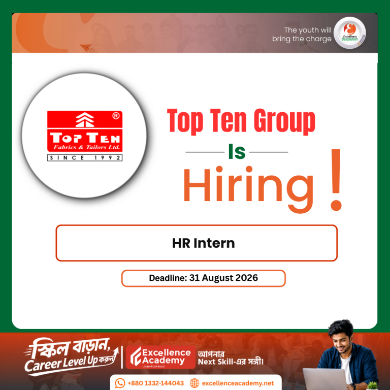 HR Intern (Paid Internship) | Top Ten Group