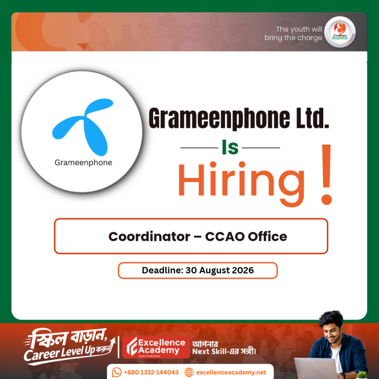 Grameenphone Ltd. is Hiring