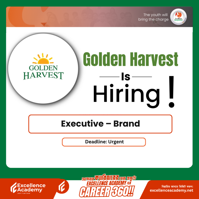 Golden Harvest Group is Hiring | Executive – Brand