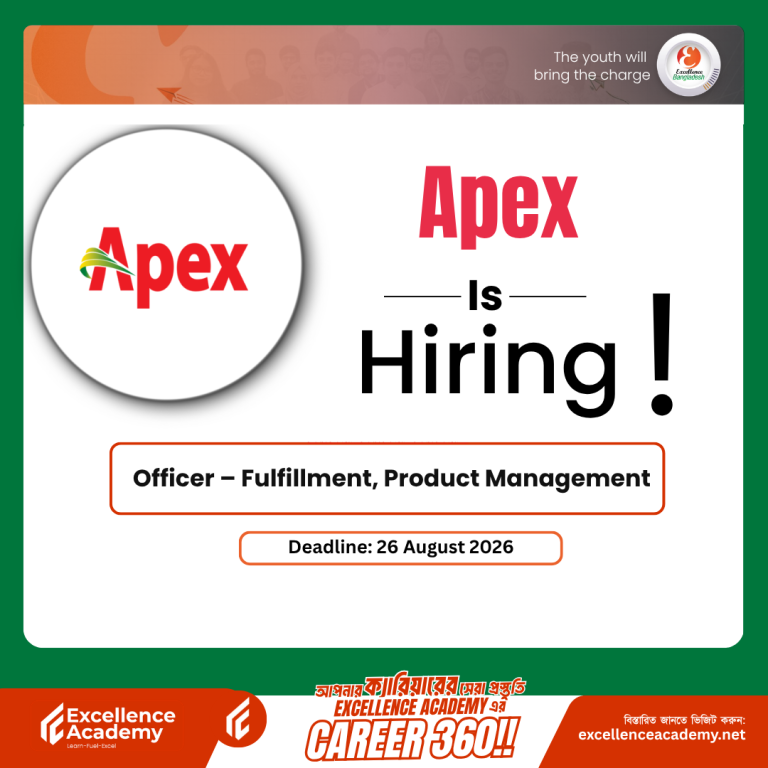 Apex Footwear Limited is Hiring Freshers | Officer – Fulfillment, Product Management