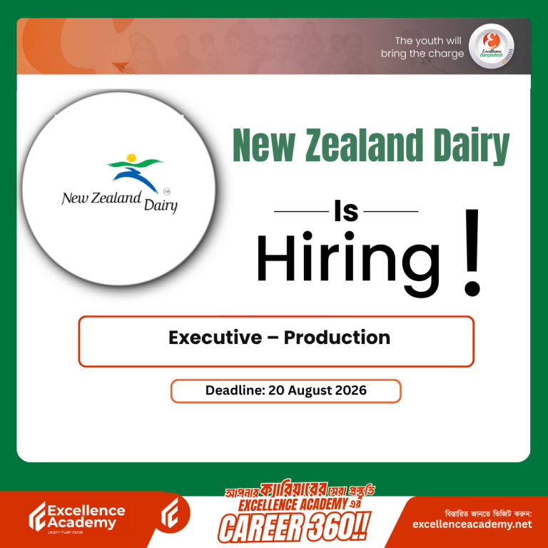 New Zealand Dairy Products (BD) Limited Is Hiring | Executive – Production